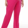 Plus-Size Technicolor Customizable Big Bling Velour Track Pants Plus-Size Technicolor Customizable Big Bling Velour Track Pants
