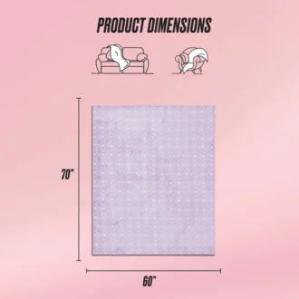 Plush Oversized Throw Blanket, 60″ X 70″ Plush Oversized Throw Blanket, 60″ X 70″