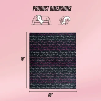 Plush Oversized Throw Blanket, 60″ X 70″