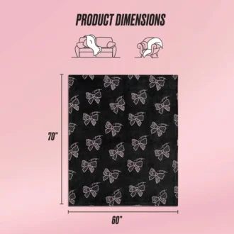 Plush Oversized Throw Blanket, 60″ X 70″