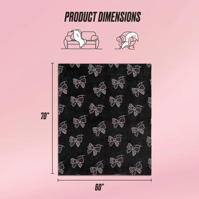 Plush Oversized Throw Blanket, 60″ X 70″ Plush Oversized Throw Blanket, 60″ X 70″