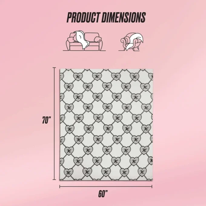 Plush Oversized Throw Blanket, 60″ X 70″ Plush Oversized Throw Blanket, 60″ X 70″
