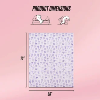 Plush Oversized Throw Blanket, 60″ X 70″ Plush Oversized Throw Blanket, 60″ X 70″