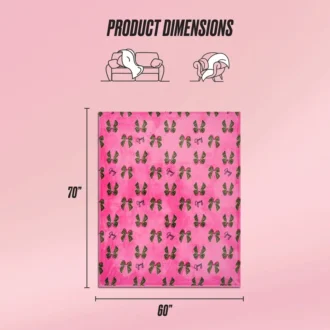Plush Oversized Throw Blanket, 60″ X 70″