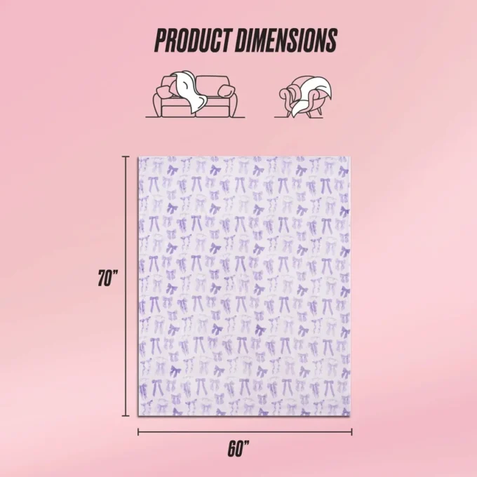 Plush Oversized Throw Blanket, 60″ X 70″ Plush Oversized Throw Blanket, 60″ X 70″