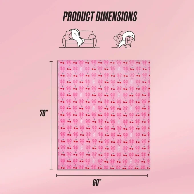 Plush Oversized Throw Blanket, 60″ X 70″ Plush Oversized Throw Blanket, 60″ X 70″