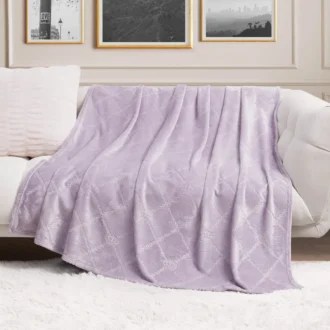 Plush Oversized Throw Blanket, 60″ X 90″
