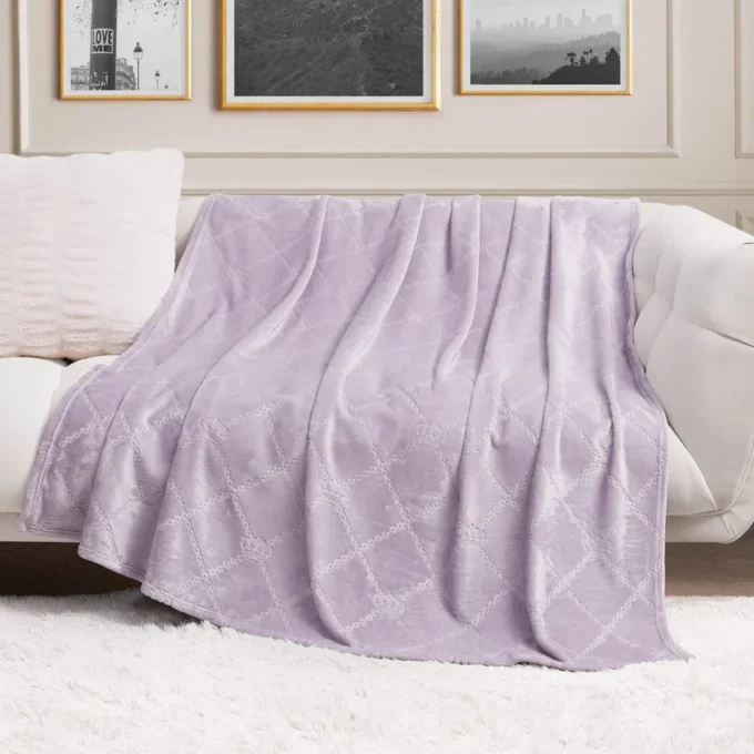 Plush Oversized Throw Blanket, 60″ X 90″ Plush Oversized Throw Blanket, 60″ X 90″