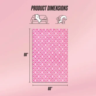 Plush Oversized Throw Blanket, 60″ X 90″