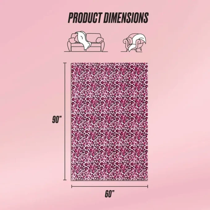 Plush Oversized Throw Blanket, 60″ X 90″ Plush Oversized Throw Blanket, 60″ X 90″