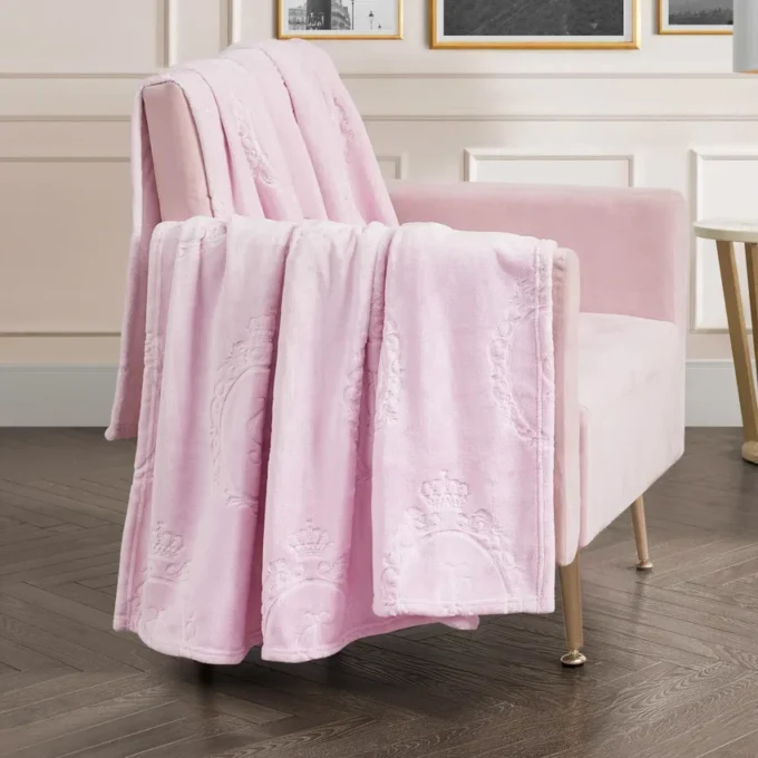 Plush Oversized Throw Blanket, 60″ X 90″ Plush Oversized Throw Blanket, 60″ X 90″
