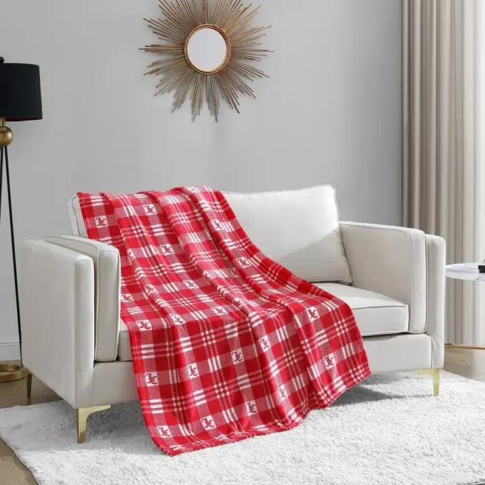 Plush Plaid Throw Blanket Plush Plaid Throw Blanket