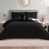 Plush Queen Heart Logo Reversible Comforter Set Plush Queen Heart Logo Reversible Comforter Set