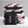 Plush Queen Heart Logo Reversible Comforter Set Plush Queen Heart Logo Reversible Comforter Set