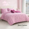 Plush Reversible Leopard Hearts Comforter Set Plush Reversible Leopard Hearts Comforter Set