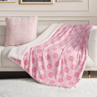 Plush Reversible Sherpa Throw Blanket