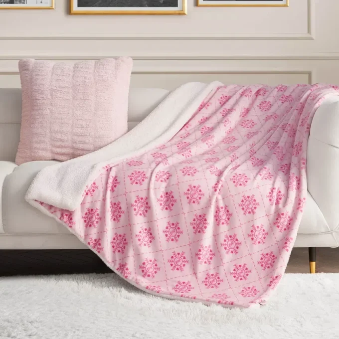 Plush Reversible Sherpa Throw Blanket Plush Reversible Sherpa Throw Blanket