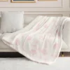 Plush Reversible Sherpa Throw Blanket Plush Reversible Sherpa Throw Blanket