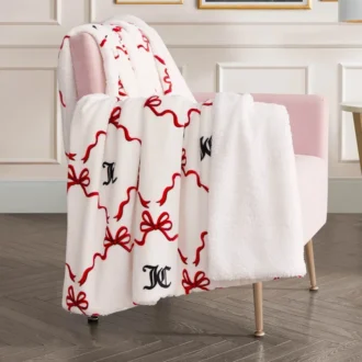 Plush Reversible Sherpa Throw Blanket