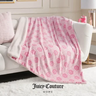 Plush Reversible Sherpa Throw Blanket
