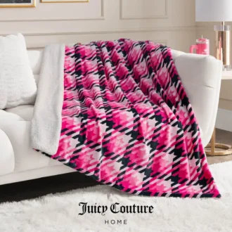 Plush Reversible Sherpa Throw Blanket