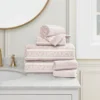 Plush Stripe Bath Towel Set Plush Stripe Bath Towel Set