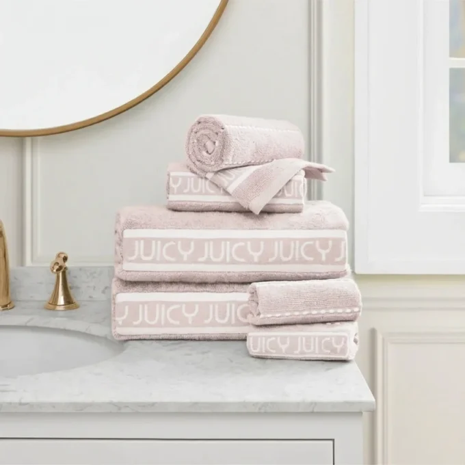 Plush Stripe Bath Towel Set Plush Stripe Bath Towel Set