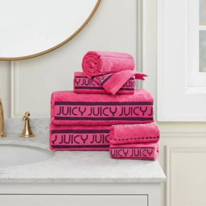 Plush Stripe Bath Towel Set Plush Stripe Bath Towel Set