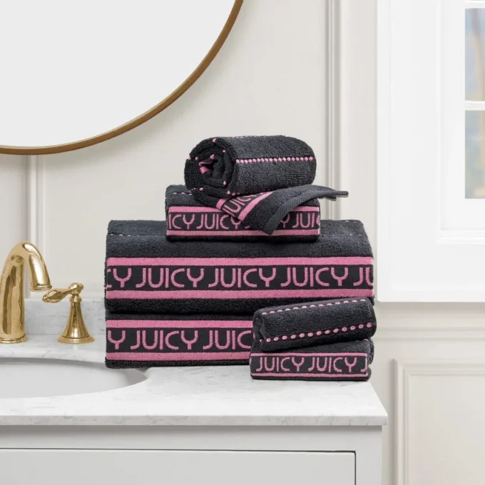 Plush Stripe Bath Towel Set Plush Stripe Bath Towel Set