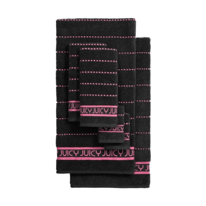 Plush Stripe Bath Towel Set Plush Stripe Bath Towel Set