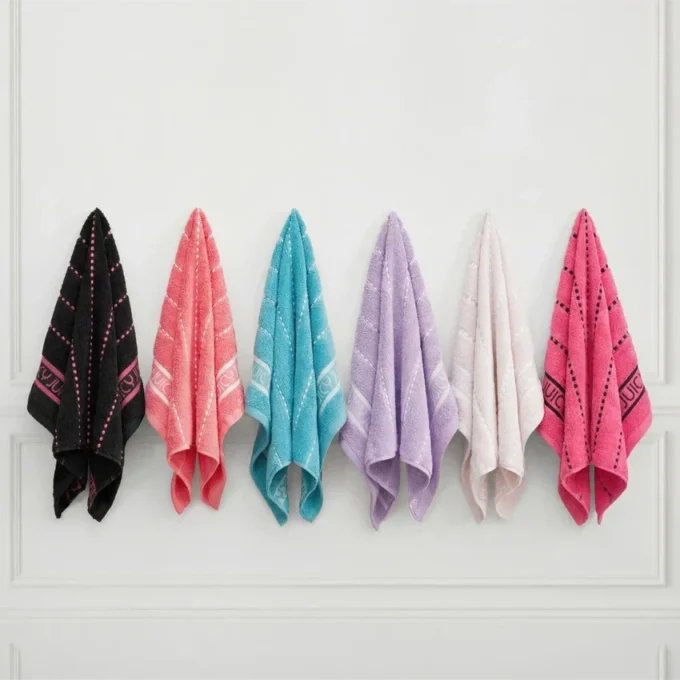 Plush Stripe Bath Towel Set Plush Stripe Bath Towel Set