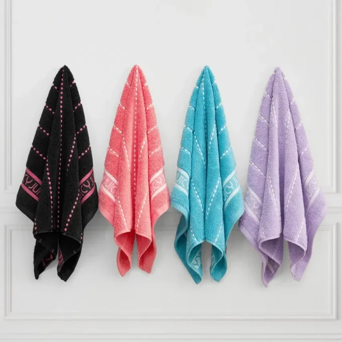 Plush Stripe Bath Towel Set Plush Stripe Bath Towel Set