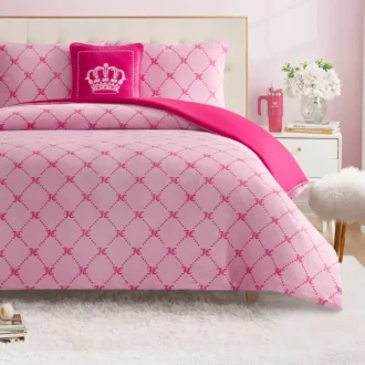Plush Trellis Link Reversible Comforter Set Plush Trellis Link Reversible Comforter Set