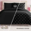 Plush Trellis Link Reversible Comforter Set Plush Trellis Link Reversible Comforter Set