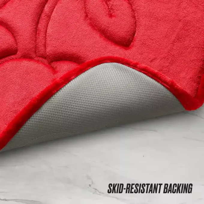 Quilted Memory Foam Bath Mat, 17″ X 24″ Quilted Memory Foam Bath Mat, 17″ X 24″