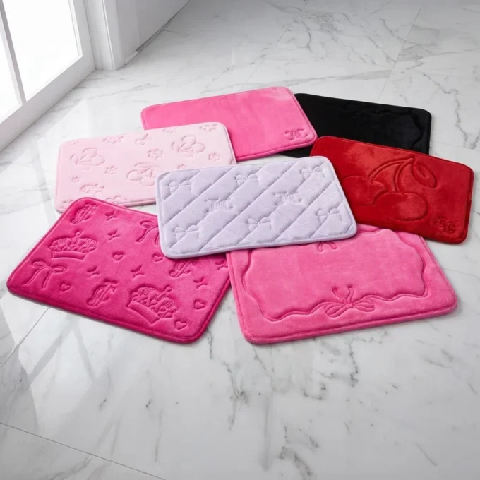 Quilted Memory Foam Bath Mat, 17″ X 24″ Quilted Memory Foam Bath Mat, 17″ X 24″