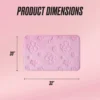 Quilted Memory Foam Bath Mat, 20″ X 32″ Quilted Memory Foam Bath Mat, 20″ X 32″