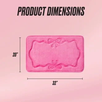 Quilted Memory Foam Bath Mat, 20″ X 32″