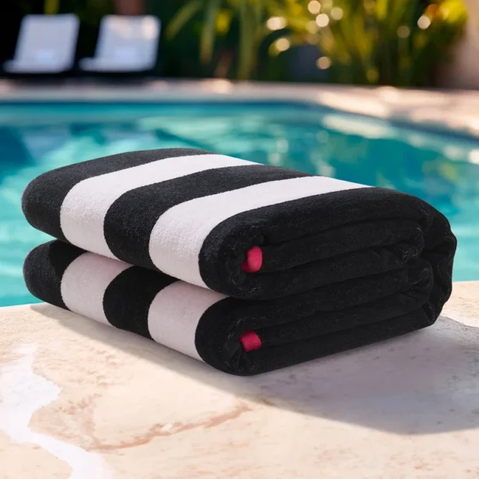 Reversible Cabana Cotton Beach Towel Reversible Cabana Cotton Beach Towel