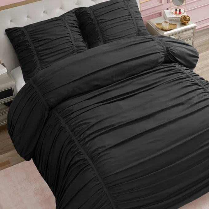 Ribbon Ruched Comforter Set Ribbon Ruched Comforter Set