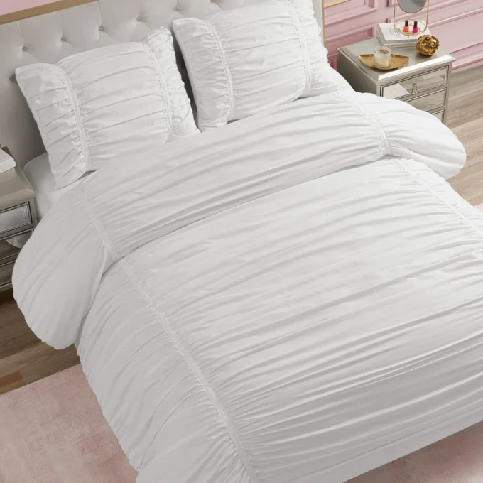 Ribbon Ruched Comforter Set Ribbon Ruched Comforter Set