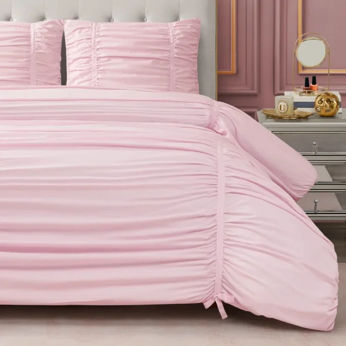 Ribbon Ruched Comforter Set Ribbon Ruched Comforter Set
