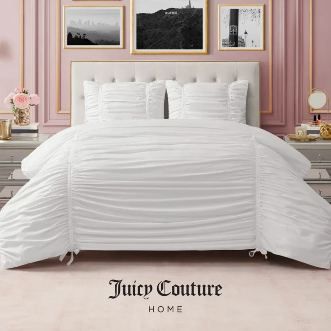 Ribbon Ruched Comforter Set Ribbon Ruched Comforter Set
