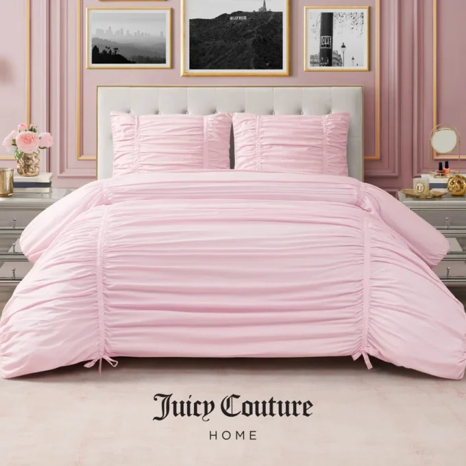 Ribbon Ruched Comforter Set Ribbon Ruched Comforter Set