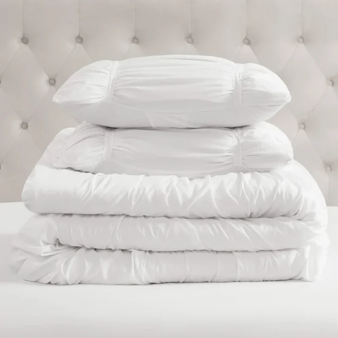 Ribbon Ruched Comforter Set Ribbon Ruched Comforter Set