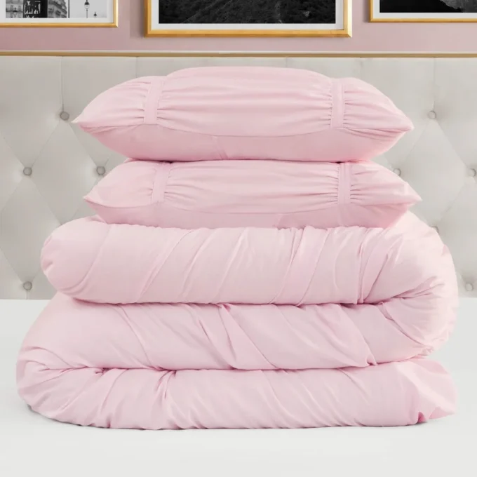 Ribbon Ruched Comforter Set Ribbon Ruched Comforter Set