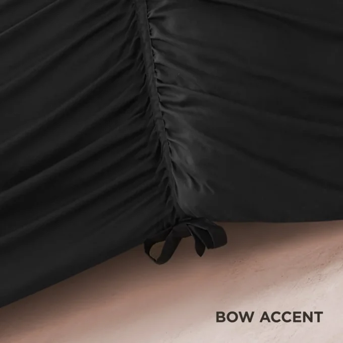 Ribbon Ruched Comforter Set Ribbon Ruched Comforter Set