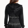 Sagittarius Customizable Big Bling Velour Hoodie Sagittarius Customizable Big Bling Velour Hoodie