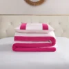 Satin Velvet Stripe Comforter Set Satin Velvet Stripe Comforter Set