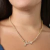 Script Logo Chain Necklace